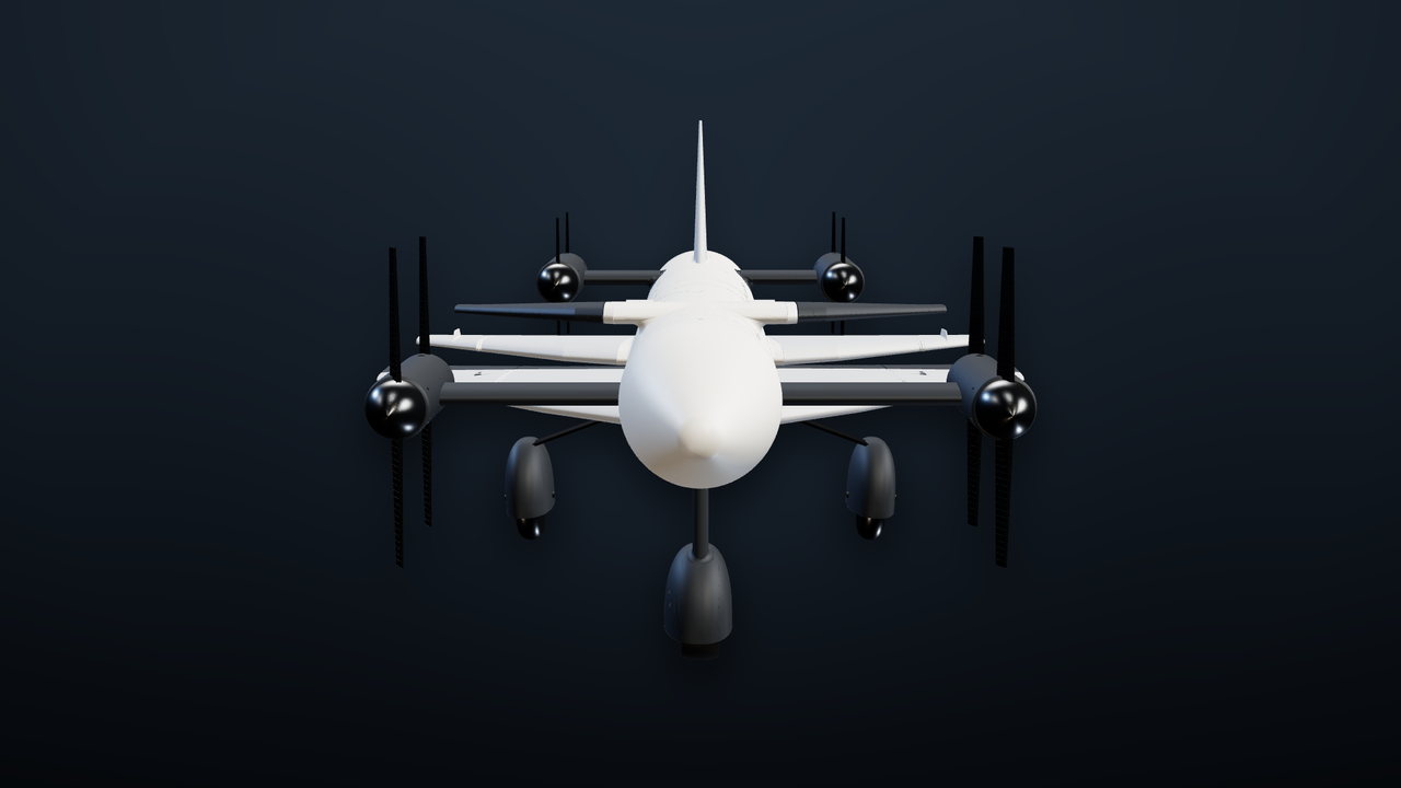 Drako head-on: the four pods and the canards